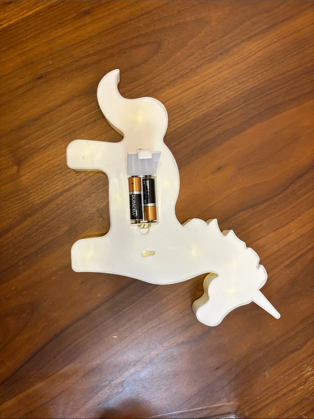 White Unicorn LED Night Light for Home Parties